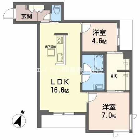 トリフォリア（ＢＥＬＳ認証・ＺＥＨ）の物件間取画像